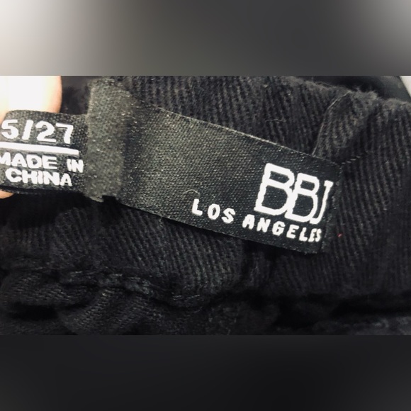 🎉HP🔥HOT TOPIC🔥Black Denim Chain Jogger Pants🔥Measurements in Pics🔥 - Picture 5 of 15